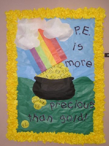 Attracktive march themed bulletin boards Pec Bulletin Boards For Physical Education