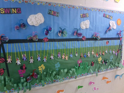 Spring Bullentin Boards Using Polygons Physical Education: PE Central Newsletter